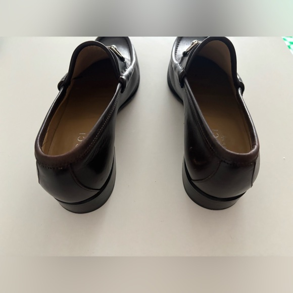 NEW GUCCI WOMEN BROWN LEATHER LOAFERS HORSE BITS SIZE 38 / US 8 (FITS LIKE 7.5) - Picture 8 of 10